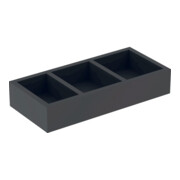 Geberit Insert tiroir Smyle Square 32,3x5,9x15 cm, laqué structuré, division H