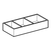 Geberit Insert tiroir Xeno2 32,3x6,2x15,0cm, partie H, mél. bois/gris-2