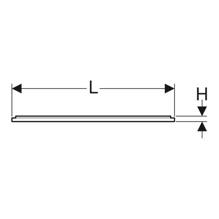 Geberit Installationsrahmen Setaplano bis 100cm, für 4 Füße, 90x75x3cm