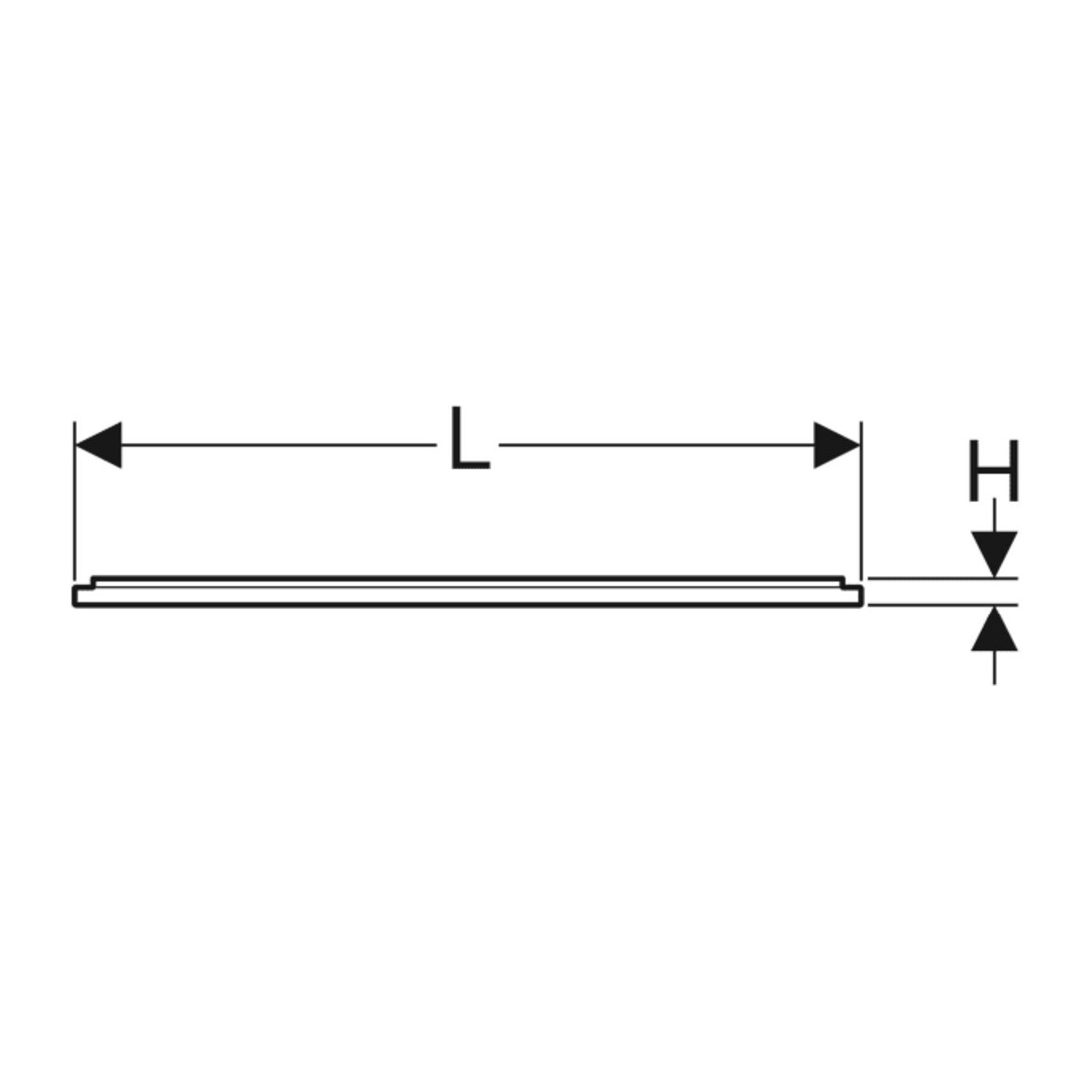 Geberit Installationsrahmen Setaplano bis 100cm, für 4 Füße, 90x75x3cm