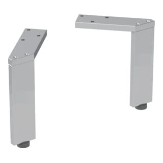 Geberit Jeu de pieds 15,1-15,4 cm, chromé brillant