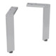 Geberit Jeu de pieds 21,7 cm, chrome brillant-1