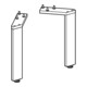 Geberit Jeu de pieds 21,7 cm, chrome brillant