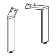 Geberit Jeu de pieds 21,7 cm, chrome brillant-2