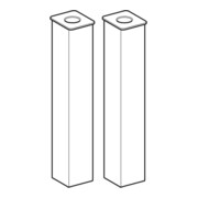 Geberit Jeu de pieds Renova Compact 23 cm, chromé-2