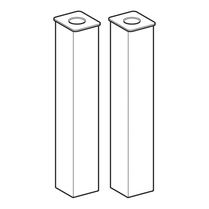 Geberit Jeu de pieds Renova Compact 23 cm, chromé