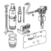Geberit Kit de conversion pour chasse 2 volumes type 383 FV, pour type 110.800 UP-SPK-3