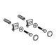 Geberit Kit de fixation pour urinoir blanc, avec caches, 2 pièces-4