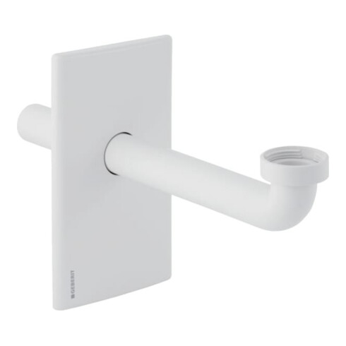 Geberit Kit de montage G 11/4, avec siphon encastré, sortie murale, plastique, blanc