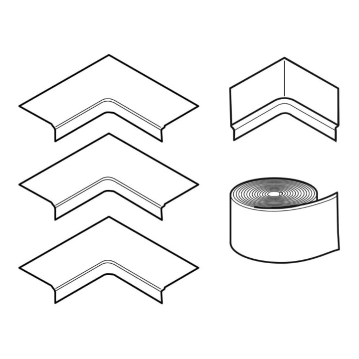 Geberit Kit d'étanchéité pour receveurs de douche