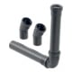 Geberit kit d'évacuation pour urinoirs hybrides et sans eau, noir-1