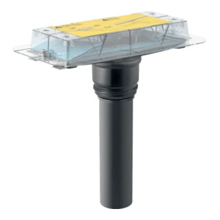 Geberit Kit gros œuvre CleanLine d 50 mm, installation étage, pour caniveau de douche