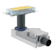 Geberit Kit gros œuvre CleanLine d 50mm, f H à l'entrée 90-220mm, pour paroi de douche