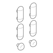 Geberit Kit tampon Renova pour abattant WC-1