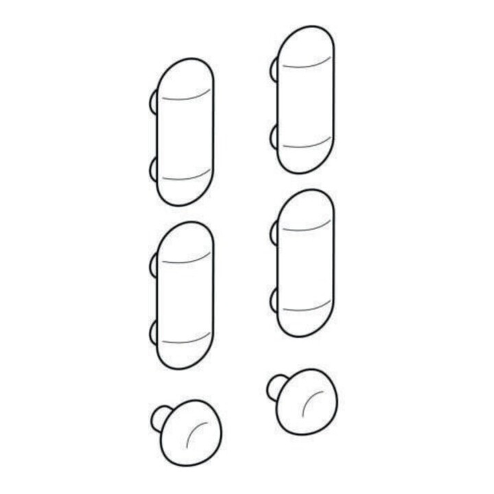 Geberit Kit tampon Renova pour abattant WC
