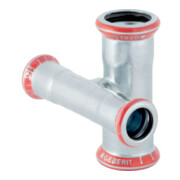 Geberit Kreuzstück Mapress C-Stahl d= 28x18mm, reduziert, außen verzinkt