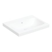 Geberit Lavabo à poser iCon 60x48 cm, sans trop-plein, avec trou robinet, blanc