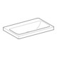 Geberit Lavabo à poser iCon 75x48 cm, sans trop-plein, sans trou, avec plan de travail, blanc K-Tect-5
