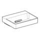 Geberit Lavabo à poser One 50x41 cm, sans trop-plein + trop-plein, blanc K-Tect/blanc brillant