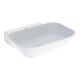Geberit Lavabo à poser One 50x42,5 cm, cuvette, sans trop-plein, blanc K-T., HL avec.-1