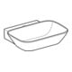 Geberit Lavabo à poser One 50x42,5 cm, cuvette, sans trop-plein, blanc K-T., HL avec.-2