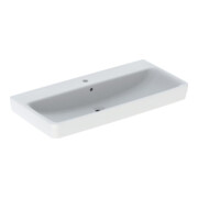 Geberit Lavabo à poser Renova Plan 100x48 cm, mitigeur, avec trop-plein, blanc