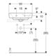 Geberit Lavabo à poser Renova Plan 50x38 cm, mitigeur, trop-plein, blanc