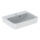 Geberit Lavabo à poser Renova Plan 50x38cm, mitigeur, avec trop-plein, blanc KeraTect-1