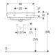 Geberit Lavabo à poser Renova Plan 60x48 cm, sans robinet, sans trop-plein, blanc KeraTect-2