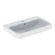 Geberit Lavabo à poser Renova Plan 75x48 cm, mitigeur, trop-plein, blanc-1
