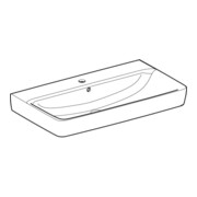 Geberit Lavabo à poser Renova Plan 85x48 cm, mitigeur, avec trop-plein, blanc-2