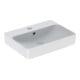 Geberit Lavabo à poser VariForm blanc, 60x45 cm, avec trou robinet, avec trop-plein, droit-1