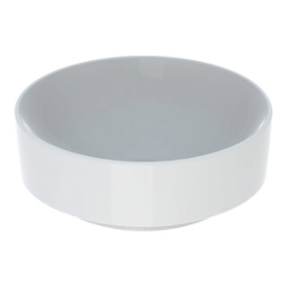 Geberit Lavabo à poser VariForm d 40 cm, sans robinet, sans trop-plein, rond, blanc