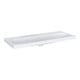 Geberit Lavabo Acanto 120x48,2 cm, avec trop-plein, robinetterie droite + gauche, blanc-1