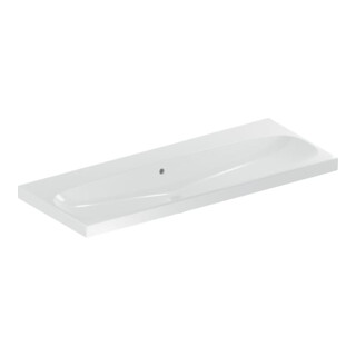 Geberit Lavabo Acanto 120x48,2 cm, avec trop-plein, sans robinet, blanc K-Tect