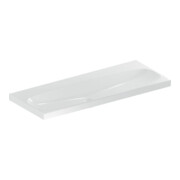 Geberit Lavabo Acanto 120x48,2 cm, sans trop-plein/trou robinet, blanc
