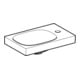 Geberit Lavabo Acanto 40x25 cm, asym., sans trop-plein, robinet à droite, blanc, K-Tect