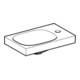 Geberit Lavabo Acanto 40x25cm, asym., sans trop-plein, robinetterie droite, blanc