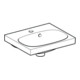 Geberit Lavabo Acanto 45x38 cm, avec trou robinet, trop-plein, blanc