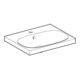 Geberit Lavabo Acanto 60x48,2 cm, avec robinet, avec trop-plein, blanc KeraTect