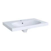 Geberit Lavabo Acanto 75x48,2 cm, avec trop-plein, avec trou robinet, K-Tect blanc
