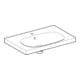 Geberit Lavabo Acanto 75x48,2 cm, avec trop-plein, avec trou robinet, K-Tect blanc