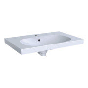 Geberit Lavabo Acanto 75x48,2 cm, avec trop-plein, robinetterie, blanc-1