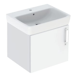 Geberit Lavabo Bambini 59,5x56,3x48,3 cm, avec US, HL, blanc/laqué, ma