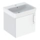 Geberit Lavabo Bambini 59,5x56,3x48,3 cm, avec US, HL, blanc/laqué, ma-1