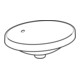 Geberit Lavabo encastré VariForm 50x40 cm, sans robinet, avec trop-plein, ovale, blanc K-Tect-2