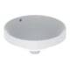 Geberit Lavabo encastré VariForm d 40 cm, sans robinet, avec trop-plein, rond, blanc K-Tect-1