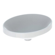 Geberit Lavabo encastré VariForm w K-Tect, 50x40 cm, sans robinet, sans trop-plein, ovale