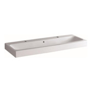 Geberit Lavabo iCon 120x48,5 cm, sans robinet, blanc, avec trop-plein