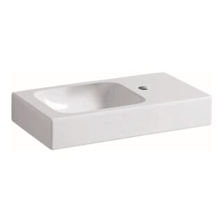Geberit Lavabo iCon 53x31cm, évacuation à droite, avec trop-plein, sans surverse, blanc K-Tect